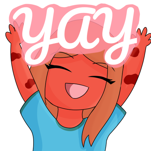 Strawberry Yay Emoji